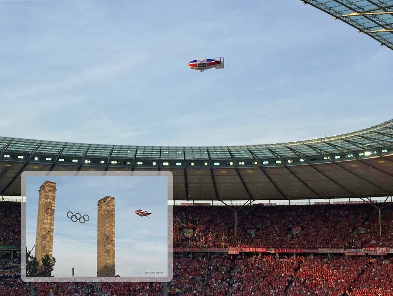 TRIGEMA Luftschiff Olympiastadion
