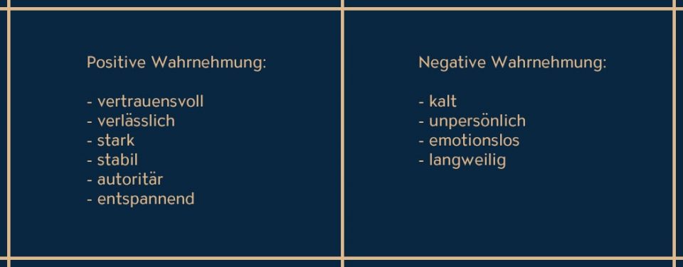 Die Eigenschaften von Blau