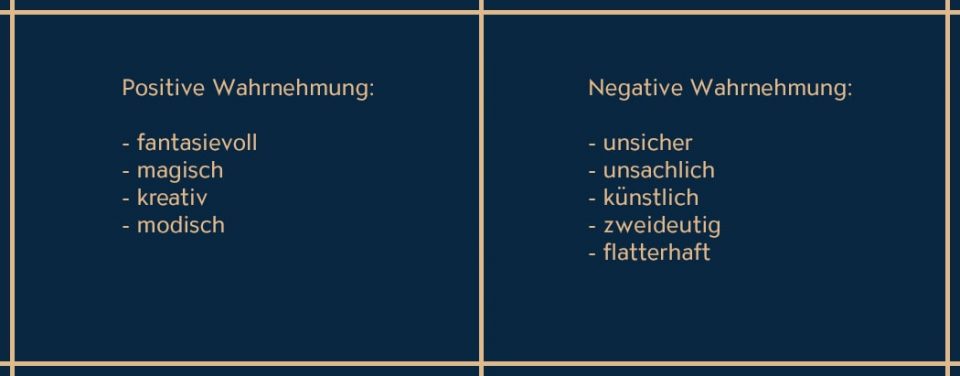 Die Eigenschaften von Pink und Lila