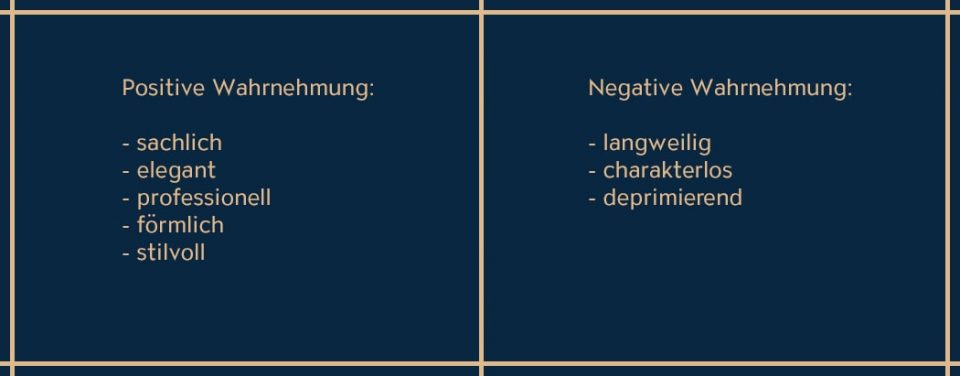 Die Eigenschaften von Grau