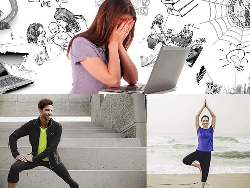 Ausgleich, Stress, Sport im Alltag, wie viel Sport ist gesund