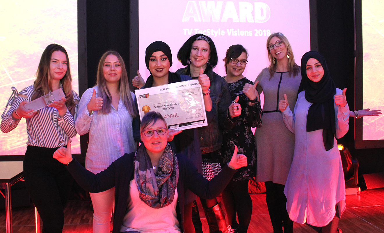 Golden Shirt Award, Azubi, Tec Style Visions, TVP; Preisverleihung, Sieger, T-Shirt, Veredelung