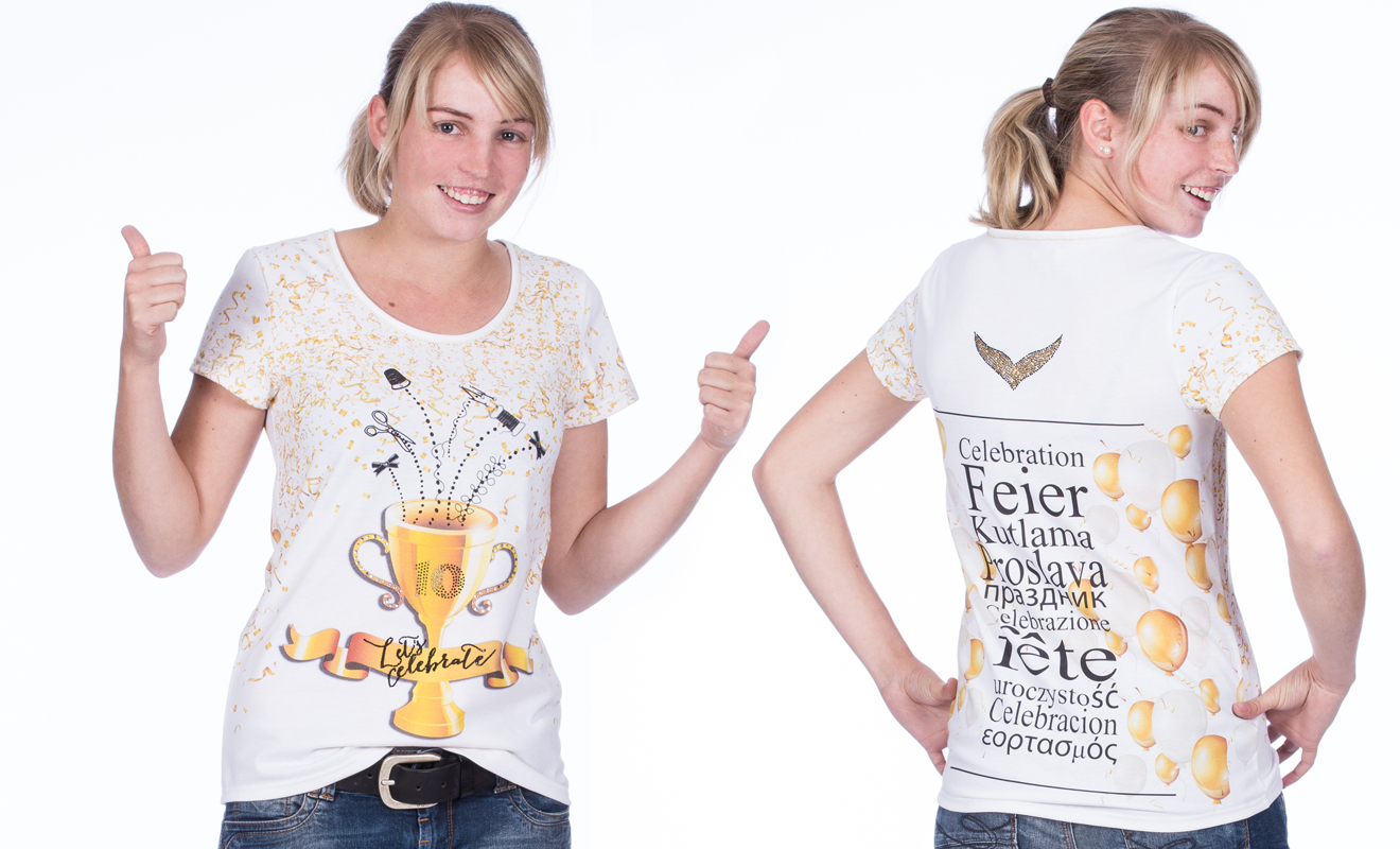 Golden Shirt Award, Azubi, Tec Style Visions, TVP; Preisverleihung, Sieger, T-Shirt, Veredelung