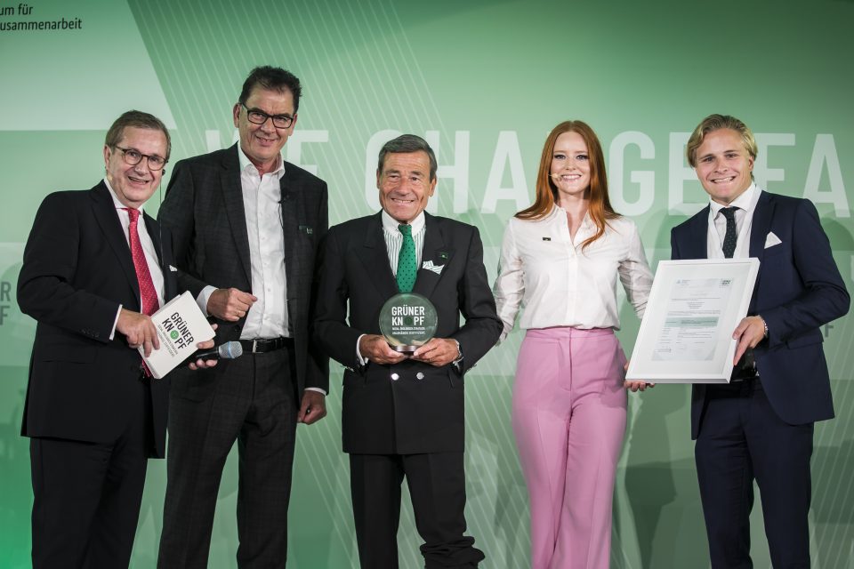 Vorstellung des Siegels Grüner Knopf in Berlin