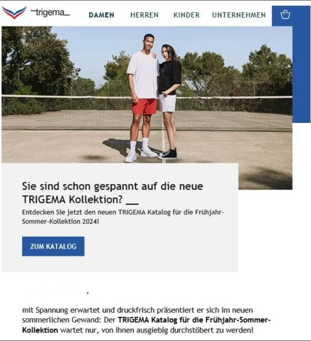 Ein Beispiel unseres Newsletters 