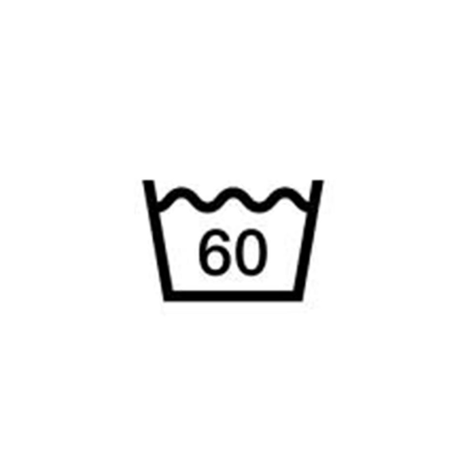 Waschsymbol für 60 Grad Wäsche