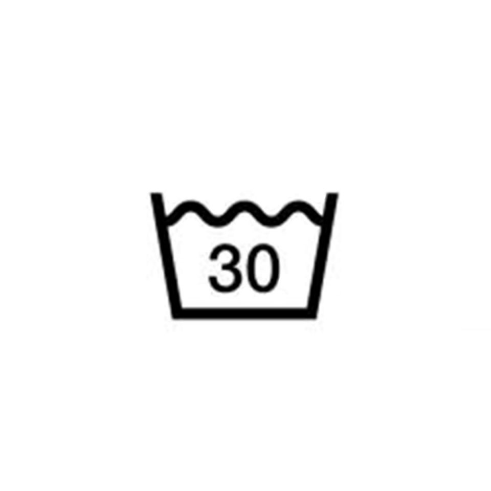 Waschsymbol für 30 Grad Wäsche