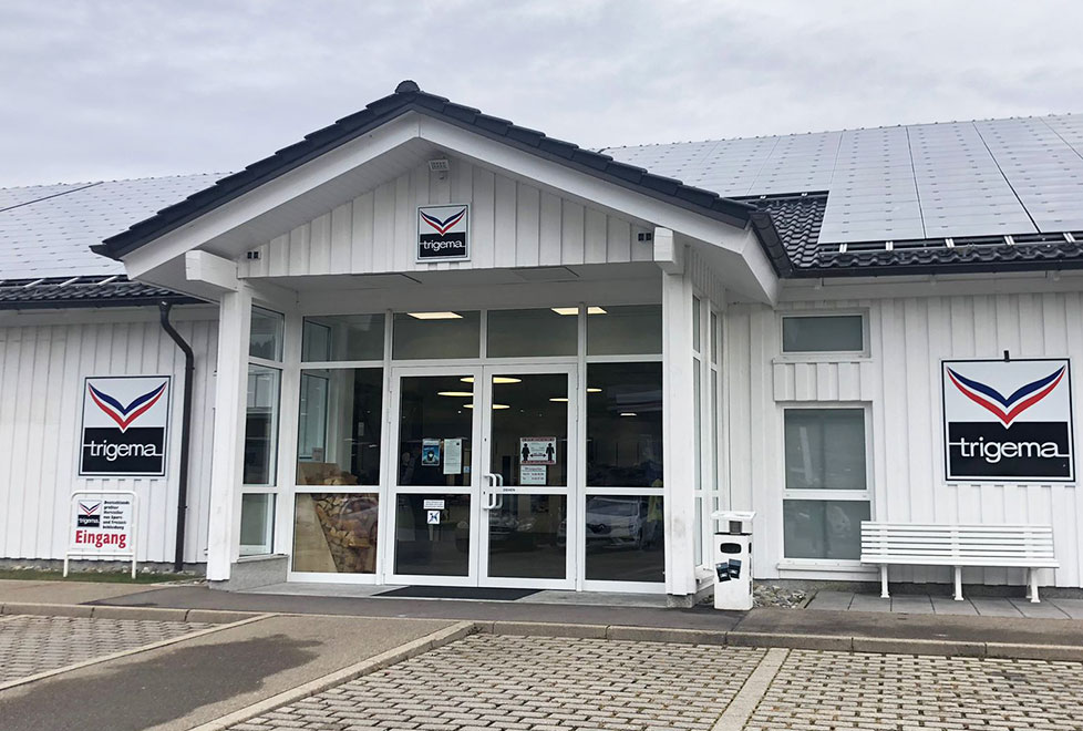 TRIGEMA Testgeschäft in Burladingen auf der Schwäbischen Alb.