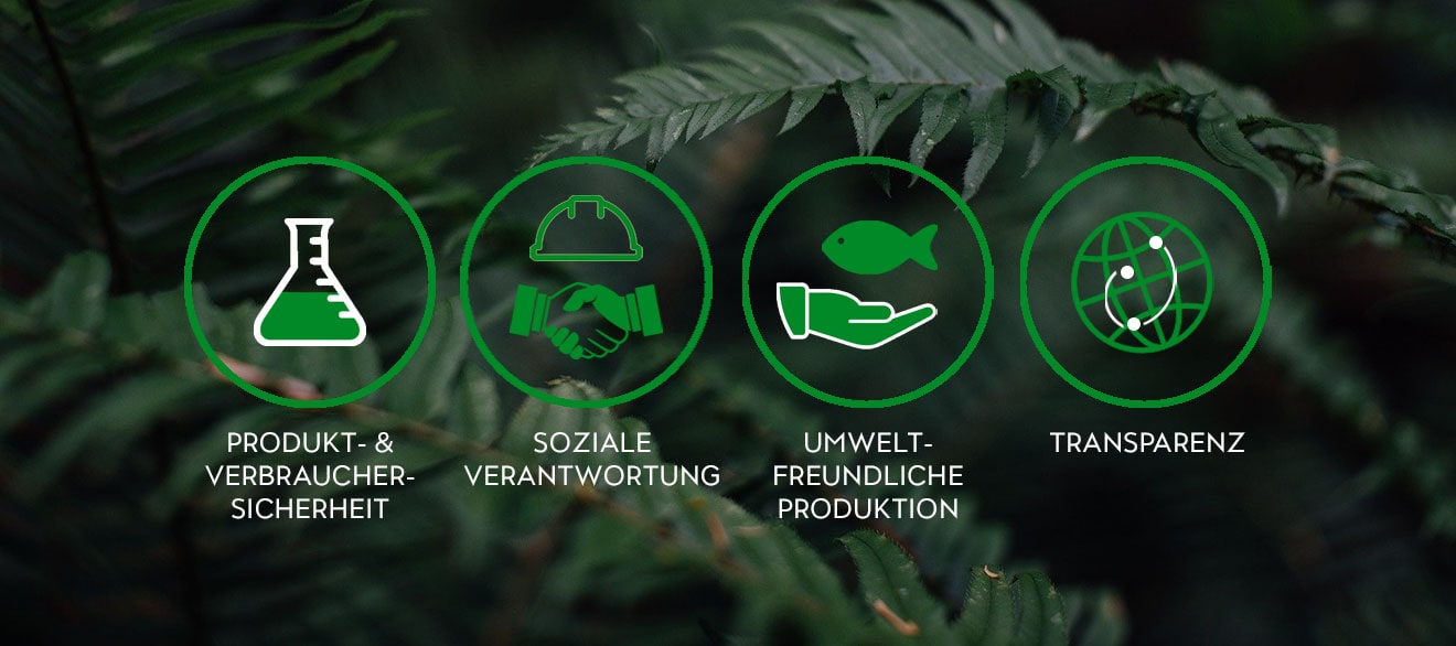 Kriterien für eine MADE IN GREEN Zertifizierung.