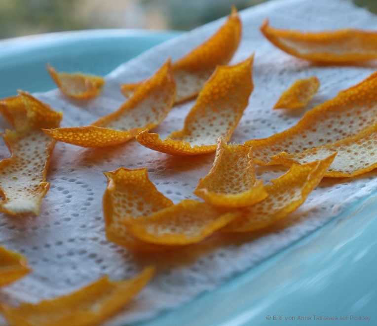 Orangen und Zitronenschalen sind ideal für Orangeat und Zitronat. 