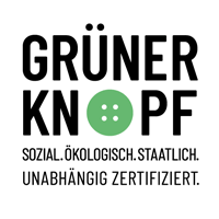 Der Grüne Knopf ist ein Qualitätszeichen für sozial und ökologisch verantwortliche Textilproduktion.